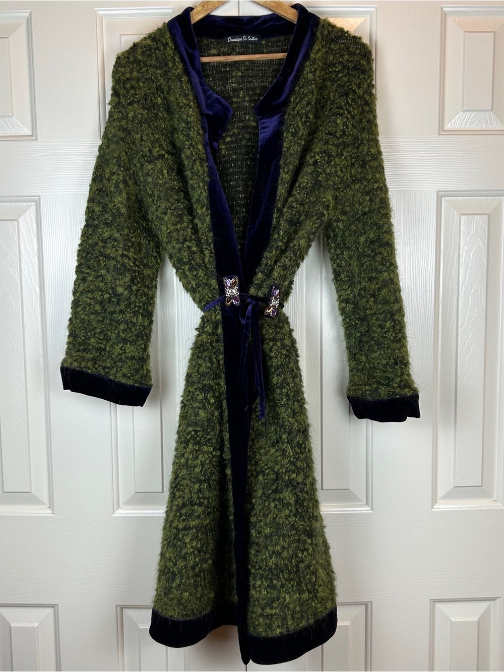 Vintage Dominique De Sentino Boucle Cardigan Sweater